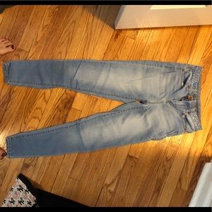 High waist skinny jeans